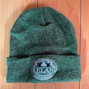Ireland drinking team green beanie